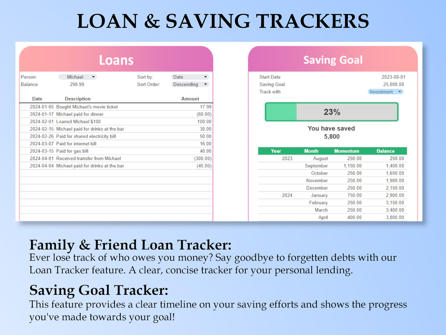 FREE Budget Tracker