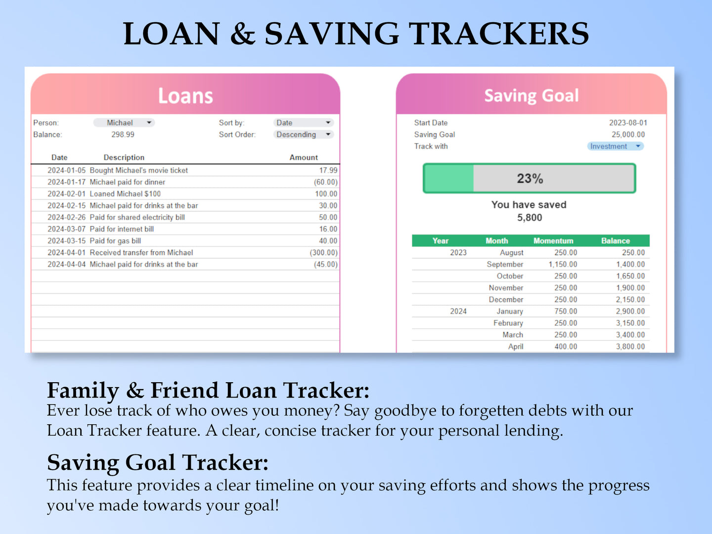 FREE Budget Tracker