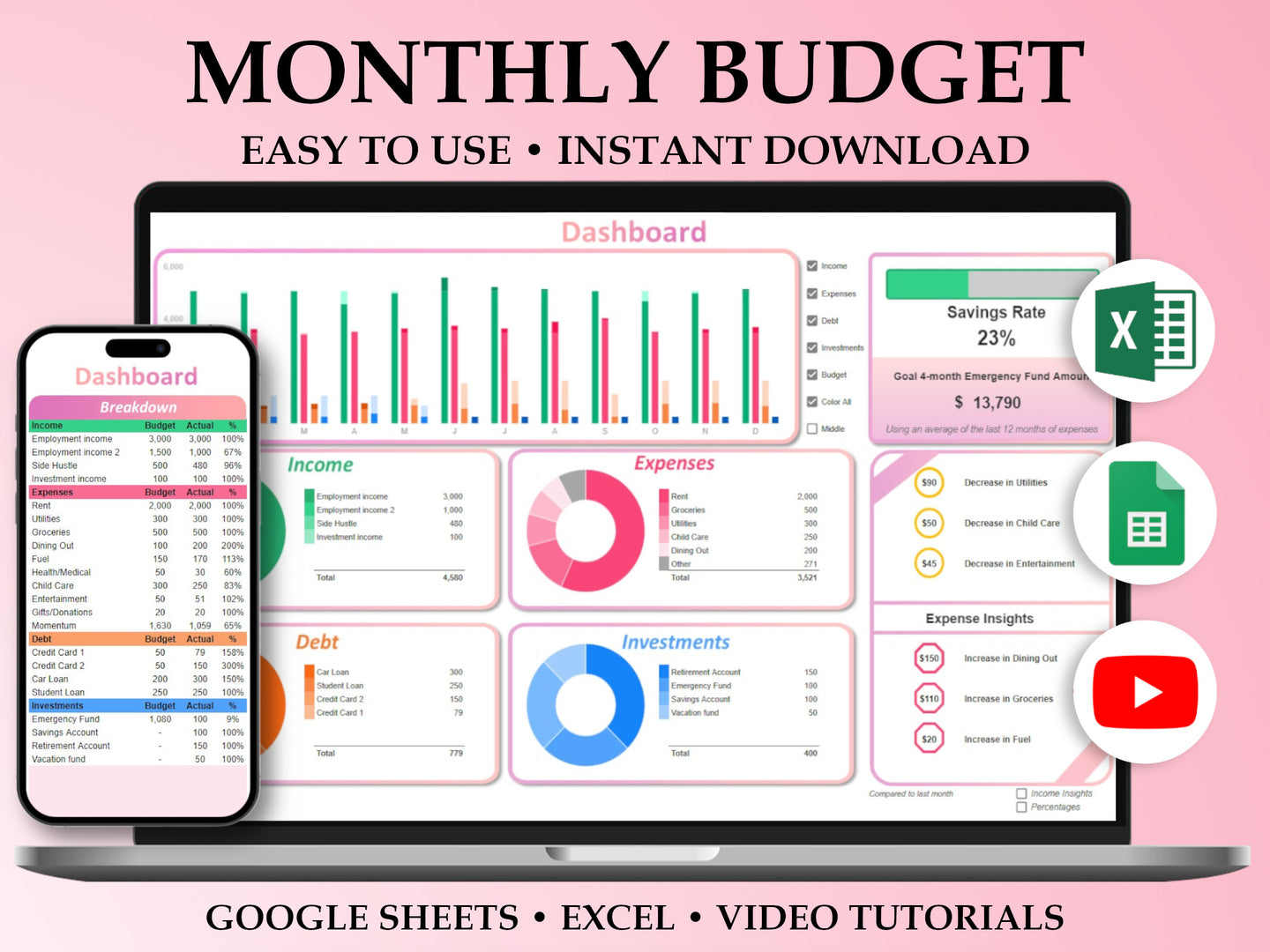 PREMIUM Budget Tracker